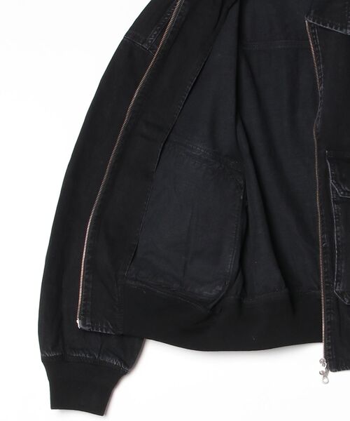 DIESEL（ディーゼル）の「メンズ  ジップアップ ブラックデニムジャケット D-KURZ（デニムジャケット・メンズ・ブラック・XX-LARGE/LARGE/MEDIUM/SMALL/X-SMALL）」の9枚目の写真