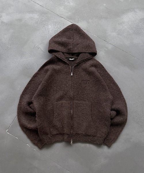 ASSORTED DOUBLE ZIP KNIT PARKA／アソートダブルジップニットパーカー