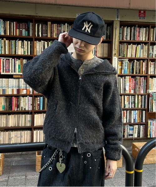 kutir(クティール)の「ASSORTED DOUBLE ZIP KNIT PARKA/アソートダブルジップニットパーカー(ニット/セーター・メンズ・ブラウン/ブラック/カーキ・LARGE/MEDIUM)」の16枚目の写真