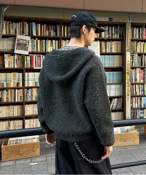 kutir(クティール)の「ASSORTED DOUBLE ZIP KNIT PARKA/アソートダブルジップニットパーカー(ニット/セーター・メンズ・ブラウン/ブラック/カーキ・LARGE/MEDIUM)」の18枚目の写真
