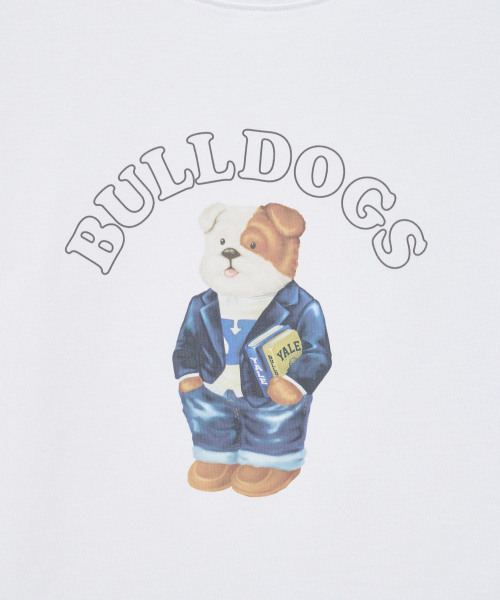 YALE(イェール)の「ウィメンズプレッピーブルドッグス半袖Tシャツ_ホワイト(Tシャツ/カットソー・レディース・その他・SMALL/MEDIUM)」の5枚目の写真