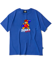 シャカベア グラフィックTシャツ - ブルー