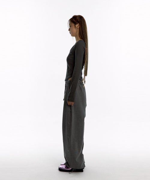 KASHIKO(カシコ)の「Kashiko Comfy : Monk Trousers charcoal(その他パンツ・レディース・その他・FREE)」の5枚目の写真