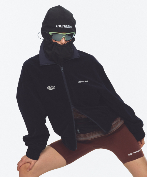 MENASOO（ミナス）の「Menasoo Made Corduroy Nylon Jacket_Navy（ナイロンジャケット・レディース・ネイビー・MEDIUM/SMALL）」の2枚目の写真