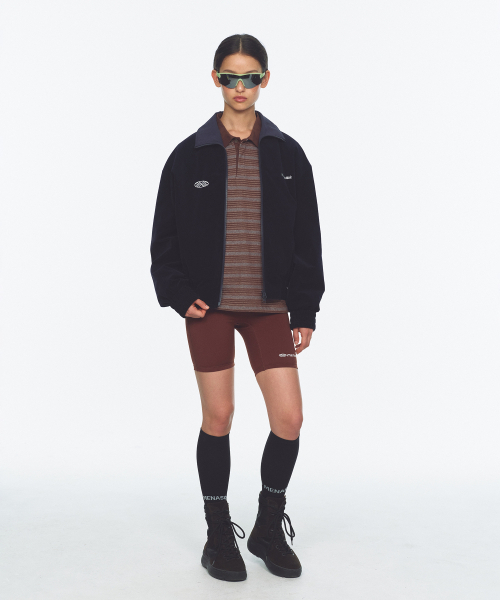 MENASOO（ミナス）の「Menasoo Made Corduroy Nylon Jacket_Navy（ナイロンジャケット・レディース・ネイビー・MEDIUM/SMALL）」の3枚目の写真