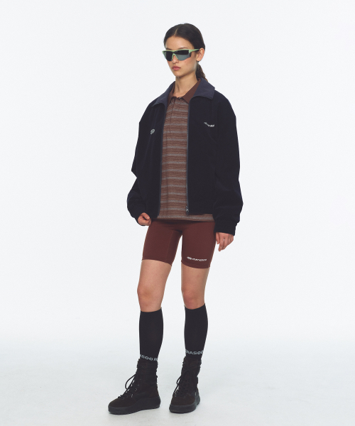 MENASOO（ミナス）の「Menasoo Made Corduroy Nylon Jacket_Navy（ナイロンジャケット・レディース・ネイビー・MEDIUM/SMALL）」の4枚目の写真