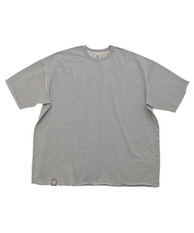A NOTHING（アナッシング）の「VINTAGE P. DYEING CUT-OUT BOX 1/2 TEE (Gray)（Tシャツ/カットソー）」