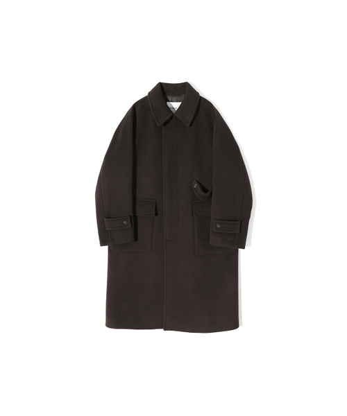 HORLISUN（ホーリーサン）の「Winterport Wool Coat Dark Brown（チェスターコート・メンズ・その他・LARGE/MEDIUM/SMALL）」の2枚目の写真