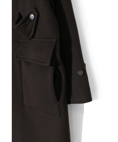 HORLISUN（ホーリーサン）の「Winterport Wool Coat Dark Brown（チェスターコート・メンズ・その他・LARGE/MEDIUM/SMALL）」の5枚目の写真