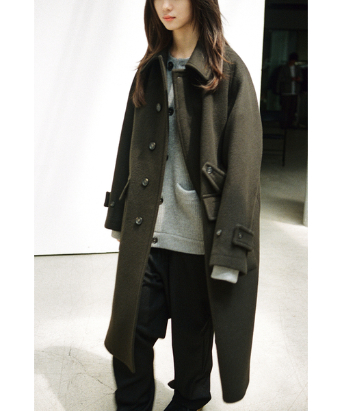 HORLISUN（ホーリーサン）の「Winterport Wool Coat Dark Brown（チェスターコート・メンズ・その他・LARGE/MEDIUM/SMALL）」の20枚目の写真