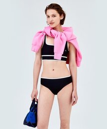 CLOVE（クローブ）の「[23SS clove] Square Neck Point Bikini (Black)（水着）」