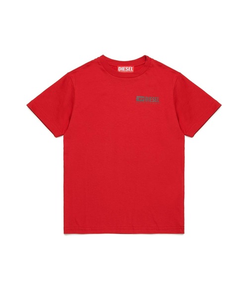 DIESEL KIDS(ディーゼルキッズ)の「DIESEL(ディーゼル)Kids & Junior ワンポイントブランドロゴ半袖Tシャツカットソー(Tシャツ/カットソー・キッズ・グレー/レッド/ホワイト・4Y/14Y/6Y/8Y/10Y/12Y/16Y)」の3枚目の写真