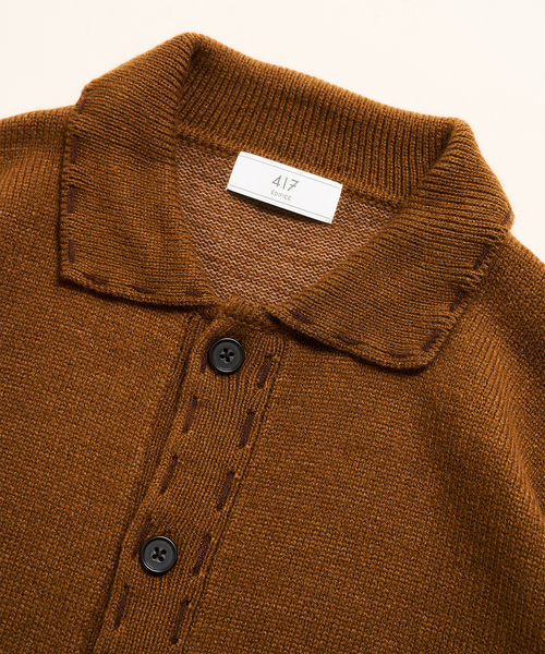 セール】ステッチ ニットカーディガン（カーディガン/ボレロ）｜417