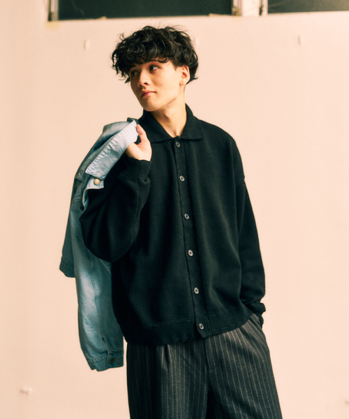 ステッチ ニットカーディガン（カーディガン/ボレロ）｜417 EDIFICE