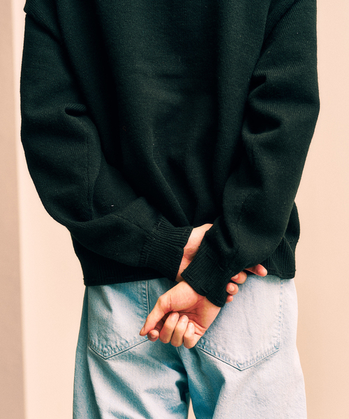 セール】ステッチ ニットカーディガン（カーディガン/ボレロ）｜417