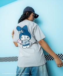 サンリオキャラクターズ × ホームゲーム [HOMEGAME] - マイメロディー 半袖 Tシャツ [MY MELODY UNIFORM TEE GRAY HG2501102]