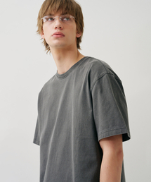 FIELDERS（フィールダーズ）の「BASIC BACK INCISION SHORT-SLEEVED T-SHIRT BLACK（Tシャツ/カットソー）」