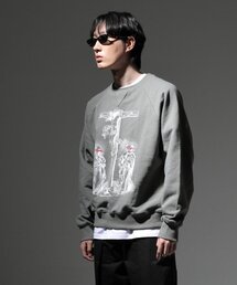 CODE I'M（コードアイエム）の「JesusUnholyPrint Nagrang Overfit Man to Man Khaki（スウェット）」