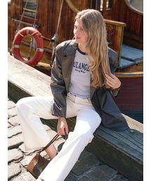 LANGNLU（ラングアンドルー）の「ANNA Faux Leather Jacket(anna)_BROWN（ライダースジャケット）」