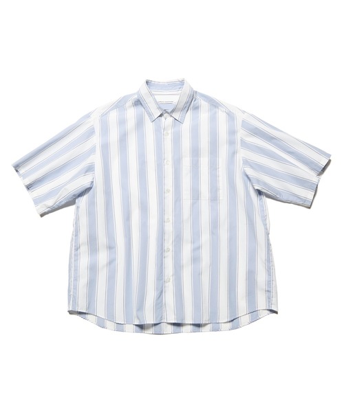 uniform experiment（ユニフォームエクスペリメント）の「RELAX-FIT S/S SHIRT（シャツ/ブラウス・メンズ・ホワイト/ライトブルー・1/4/3/2）」の2枚目の写真