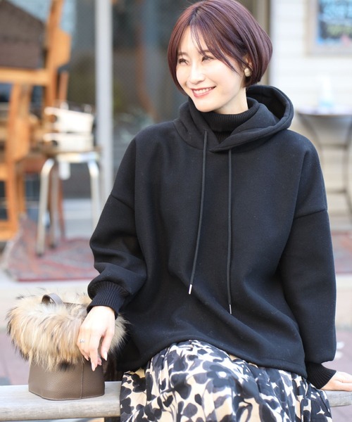Ehre style(エーレスタイル)の「もたつかない!一瞬で重ね着3層レイヤーパーカー(パーカー・レディース・ベージュ/グレー・FREE)」の10枚目の写真