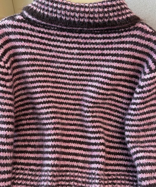 ONEP STAR（ワンピスター）の「配色ボーダーニットカーディガン（カーディガン/ボレロ・レディース・ピンク/イエロー/ブルー・FREE）」の9枚目の写真