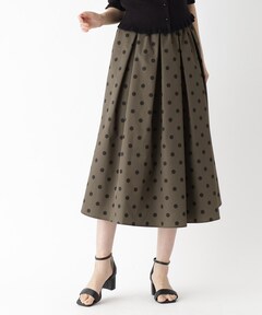 モールポルカドット コクーンスカート（スカート）｜TOMORROWLAND
