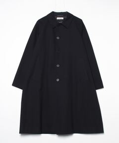 GALERIE VIE ダブルフェイス カラーレストレンチコート ブラック ダブルフェイス カラーレストレンチコート（ノーカラーコート