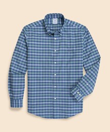 ストレッチオックスフォード GFロゴ シーズナルパターン カジュアルシャツ Regular Fit