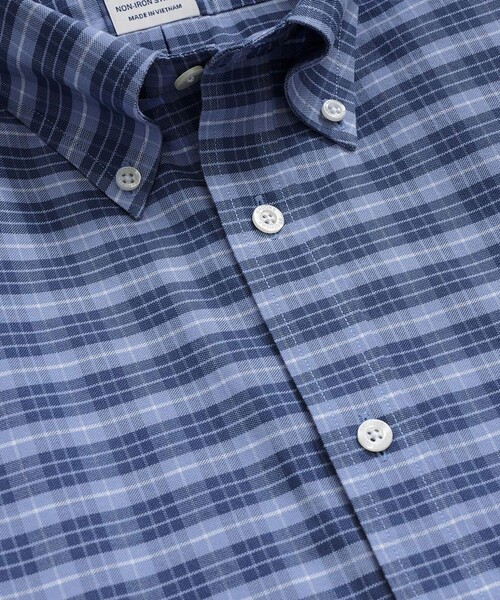 BROOKS BROTHERS(ブルックスブラザーズ)の「ストレッチオックスフォード GFロゴ シーズナルパターン カジュアルシャツ Regular Fit(シャツ/ブラウス・メンズ・ブルーグリーン/ブルー系その他3/ライトブルー/イエロー系その他・LARGE/MEDIUM/X-LARGE/SMALL/X-SMALL)」の8枚目の写真