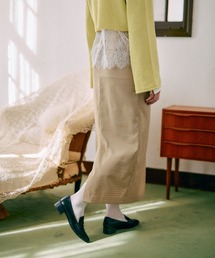 mysty woman | 【無地・チェック】ハイウエストナロースカート　636981(スカート)