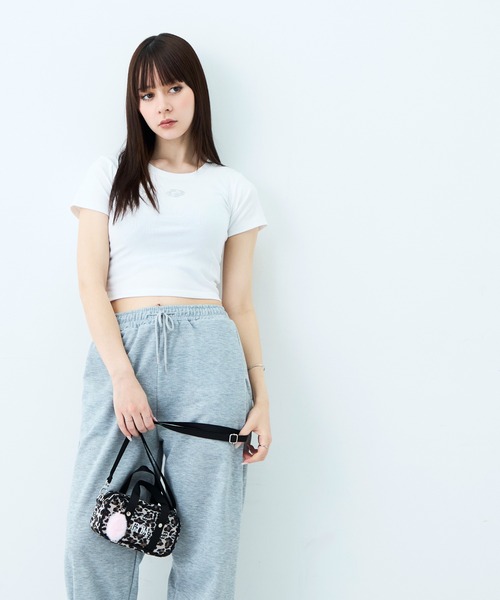 GYDA(ジェイダ)の「GYDA(ジェイダ)2WAYポリスクバポーチ ショルダー付き GY-P413(ポーチ・レディース・ピンク/レオパード/ブラック・FREE)」の7枚目の写真