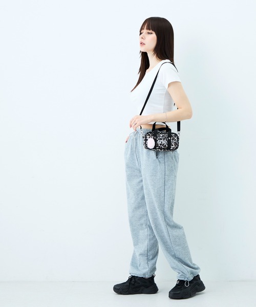 GYDA(ジェイダ)の「GYDA(ジェイダ)2WAYポリスクバポーチ ショルダー付き GY-P413(ポーチ・レディース・ピンク/レオパード/ブラック・FREE)」の6枚目の写真