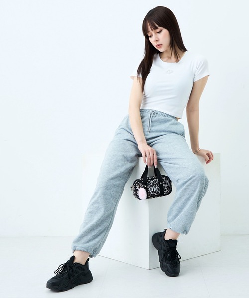 GYDA(ジェイダ)の「GYDA(ジェイダ)2WAYポリスクバポーチ ショルダー付き GY-P413(ポーチ・レディース・ピンク/レオパード/ブラック・FREE)」の5枚目の写真