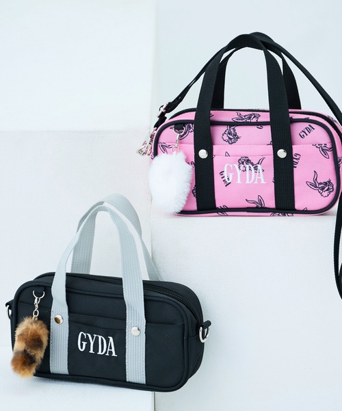 GYDA(ジェイダ)の「GYDA(ジェイダ)2WAYポリスクバポーチ ショルダー付き GY-P413(ポーチ・レディース・ピンク/レオパード/ブラック・FREE)」の4枚目の写真