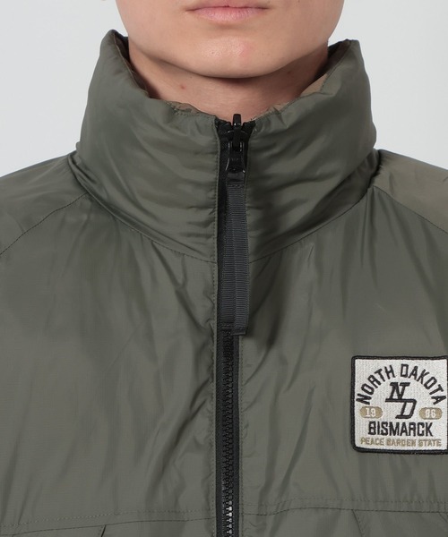 LAKOLE（ラコレ）の「リバーシブル中綿ブルゾン / 639821（ブルゾン・メンズ・カーキ/ブラック/ブルー・MEDIUM/LARGE）」の7枚目の写真