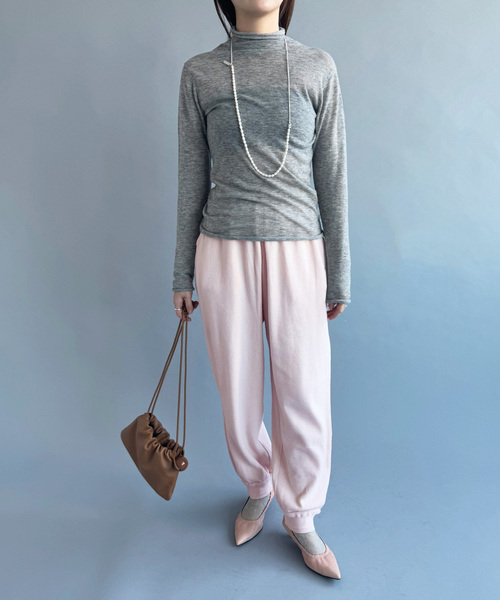 EDIT. FOR LULU（エディットフォールル）の「【FAITH×LULU】cotton Thermal pt（その他パンツ・レディース・ネイビー・FREE）」の3枚目の写真