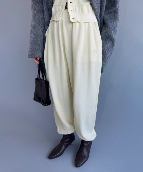 EDIT. FOR LULU（エディットフォールル）の「【FAITH×LULU】cotton Thermal pt（その他パンツ・レディース・ネイビー・FREE）」の6枚目の写真