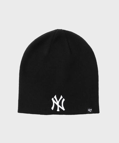 '47（フォーティーセブン）の「'47 BEANIE New York Yankees / ビーニー ニューヨーク・ヤンキース（ニットキャップ/ビーニー・メンズ・ホワイト/ブラウン/ピンク/ブラック・FREE）」の2枚目の写真