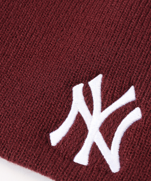 '47（フォーティーセブン）の「'47 BEANIE New York Yankees / ビーニー ニューヨーク・ヤンキース（ニットキャップ/ビーニー・メンズ・ホワイト/ブラウン/ピンク/ブラック・FREE）」の8枚目の写真