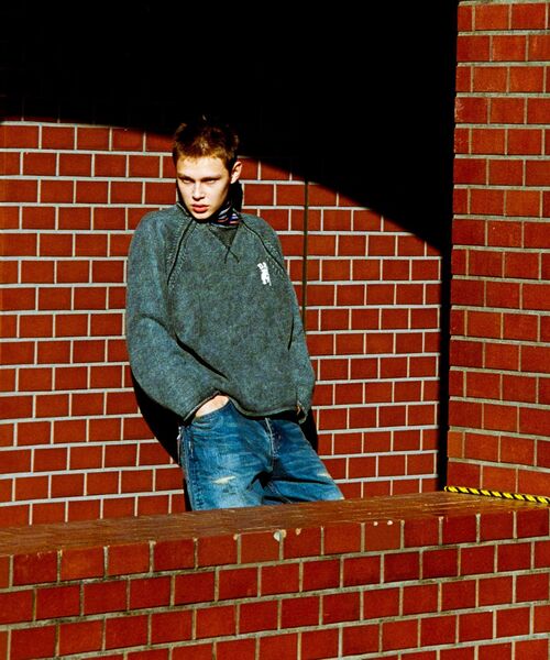 DAIRIKU（ダイリク）の「DAIRIKU / ダイリク EX "DRK-College" Washed Pullover（ニット/セーター・メンズ・ブラック/ネイビー・FREE）」の12枚目の写真