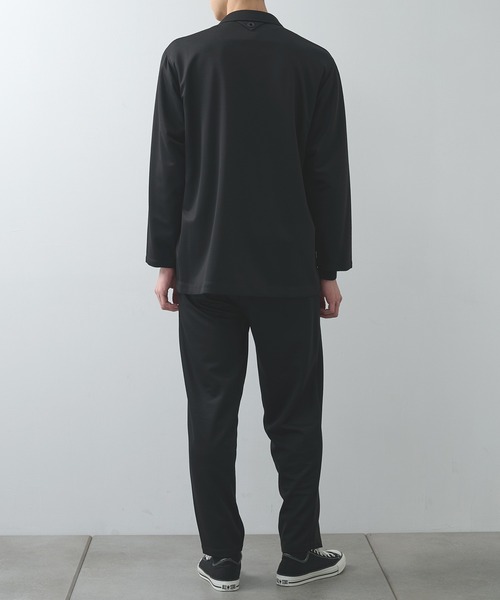 WHITE MOUNTAINEERING（ホワイトマウンテニアリング）の「【White Mountaineering / ホワイトマウンテニアリング】別注 JERSEY TUCK EASY TAPARED PANTS（その他パンツ・メンズ・ブラック/ダークグレー・2/0/1）」の10枚目の写真