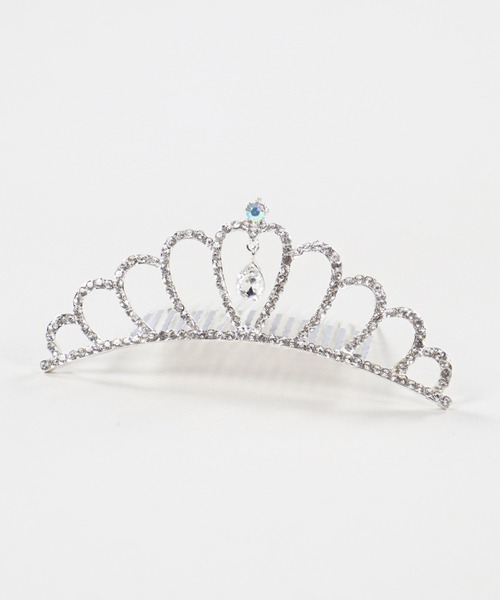 SPINNS（スピンズ）の「卒業式などのイベントに！ラインストーンティアラ/カチューシャ/クラウン3（カチューシャ・レディース・シルバー/シルバー系その他/シルバー系その他2/シルバー系その他3・ONESIZE）」の4枚目の写真