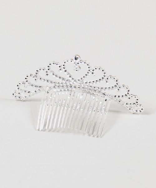 SPINNS（スピンズ）の「ラインストーンティアラ/カチューシャ/クラウン3（カチューシャ・レディース・シルバー/シルバー系その他・ONESIZE）」の3枚目の写真