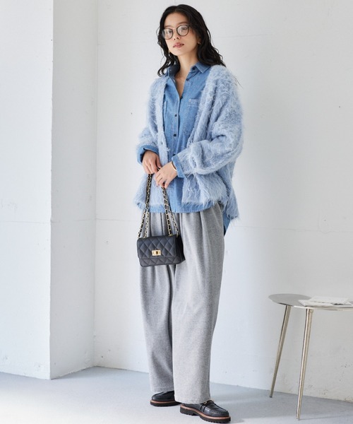 MILOS（ミロス）の「BARNYARDSTORM / MILOS(ミロス) 別注/ キルティングBAG（ショルダーバッグ・レディース・カーキ/ブラック・FREE）」の3枚目の写真