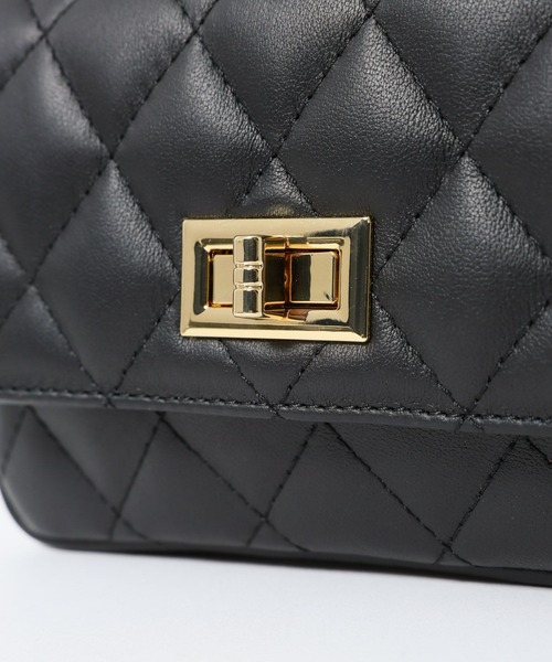 MILOS（ミロス）の「BARNYARDSTORM / MILOS(ミロス) 別注/ キルティングBAG（ショルダーバッグ・レディース・カーキ/ブラック・FREE）」の20枚目の写真