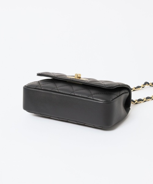 MILOS（ミロス）の「BARNYARDSTORM / MILOS(ミロス) 別注/ キルティングBAG（ショルダーバッグ・レディース・カーキ/ブラック・FREE）」の21枚目の写真