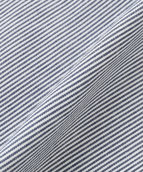 BEN DAVIS（ベンデイビス）の「BEN DAVIS（ベンデイビス）Mashup Stripe Half Zip Shirt（シャツ/ブラウス・メンズ・ブルー系その他・LARGE/MEDIUM）」の5枚目の写真