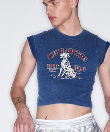 FROM ARLES（フロムアルル）の「90SヴィンテージグラフィックTシャツダルメシアン / DENIM (WOMEN)（Tシャツ/カットソー）」
