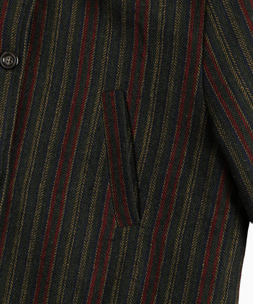 MENASOO(ミナス)の「Striped Classic Long Coat_Green(チェスターコート・レディース・グリーン・1/2)」の20枚目の写真